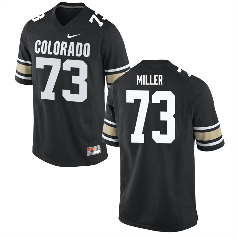 Men #73 Isaac Miller Colorado Buffaloes College Football Jerseys Sale-Home Black - Click Image to Close
